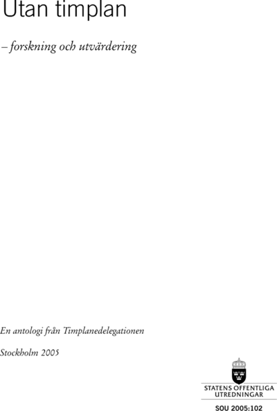 Omslaget till SOU 2005:102