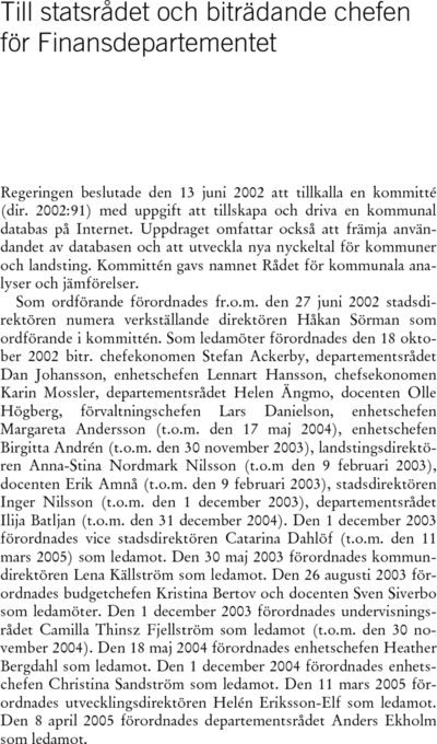 Omslaget till SOU 2005:110