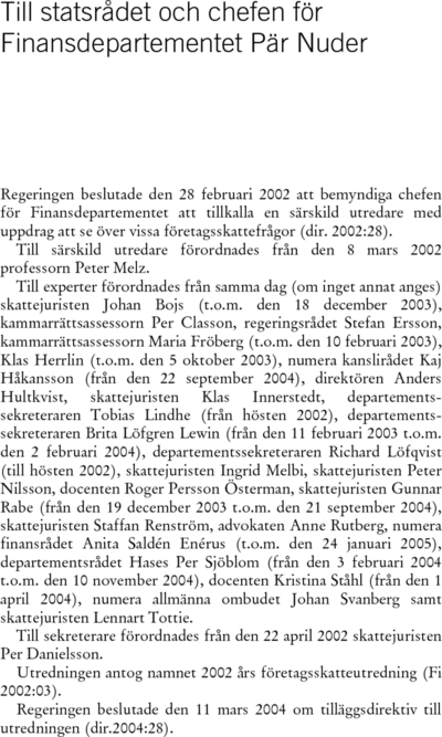 Omslaget till SOU 2005:19