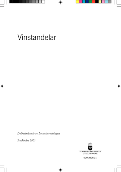 Omslaget till SOU 2005:21