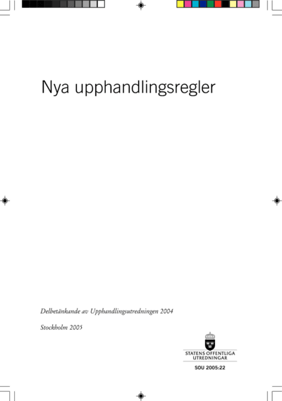 Omslaget till SOU 2005:22