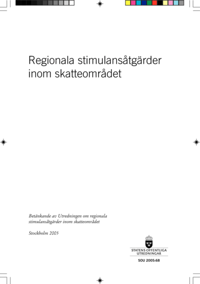 Omslaget till SOU 2005:68