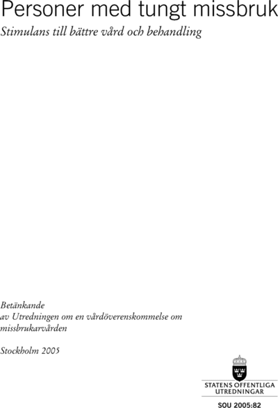 Omslaget till SOU 2005:82