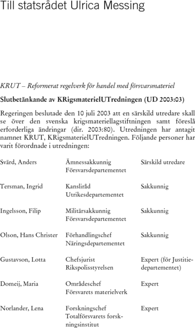 Omslaget till SOU 2005:9