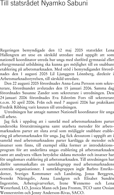 Omslaget till SOU 2006:102