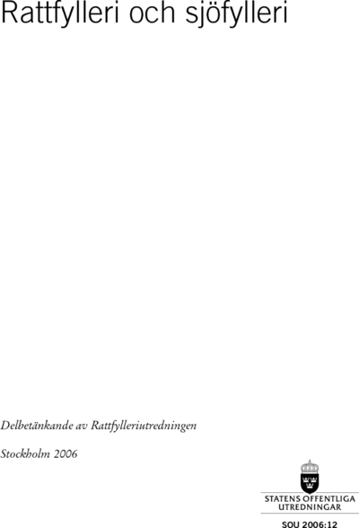 Omslaget till SOU 2006:12