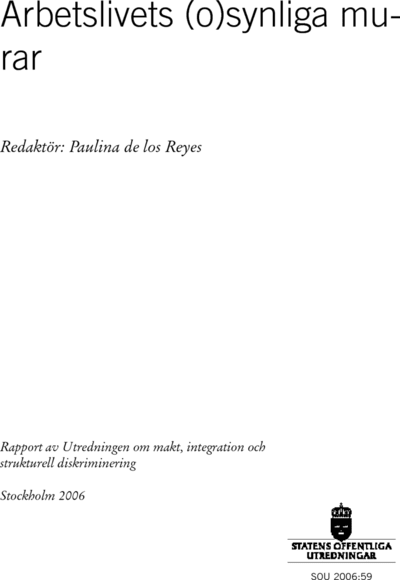 Omslaget till SOU 2006:59