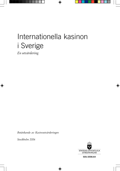 Omslaget till SOU 2006:64