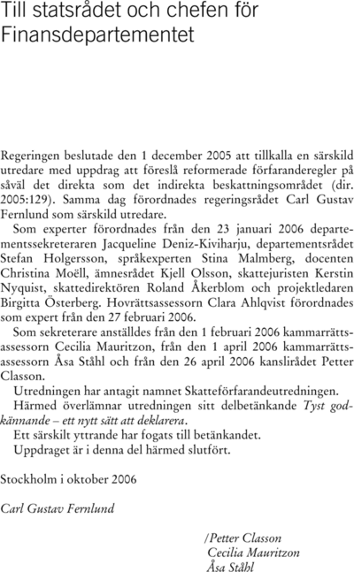 Omslaget till SOU 2006:89