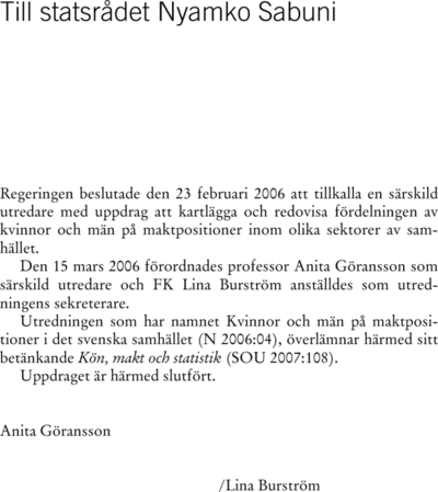 Omslaget till SOU 2007:108