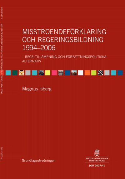 Omslaget till SOU 2007:41
