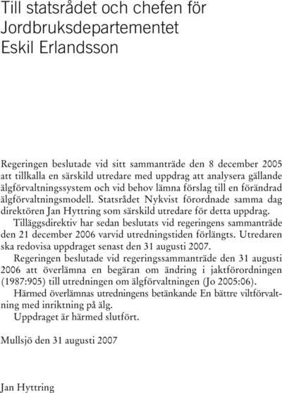 Omslaget till SOU 2007:63