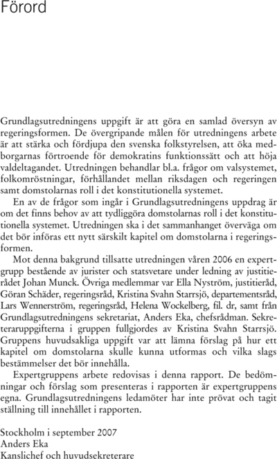 Omslaget till SOU 2007:69