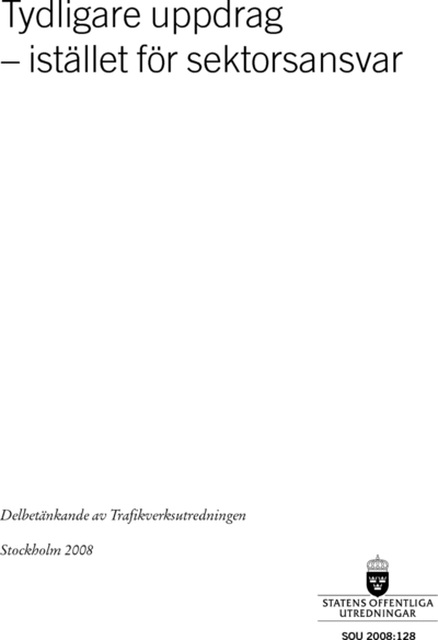 Omslaget till SOU 2008:128