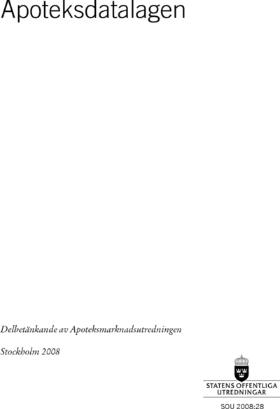 Omslaget till SOU 2008:28