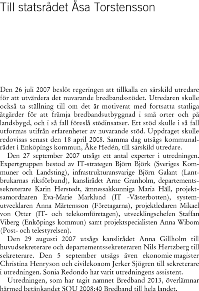 Omslaget till SOU 2008:40