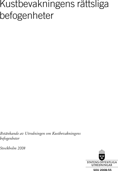 Omslaget till SOU 2008:55