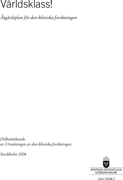 Omslaget till SOU 2008:7