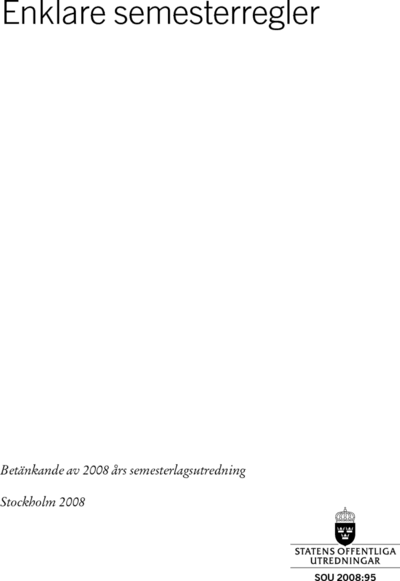Omslaget till SOU 2008:95