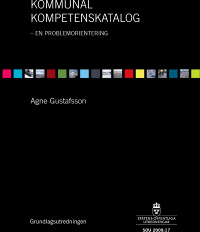 Omslaget till SOU 2009:17