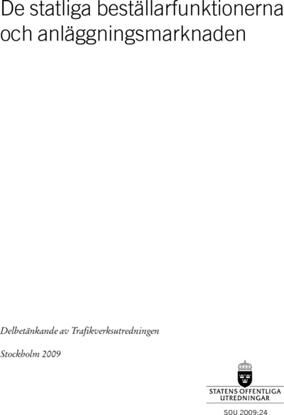 Omslaget till SOU 2009:24