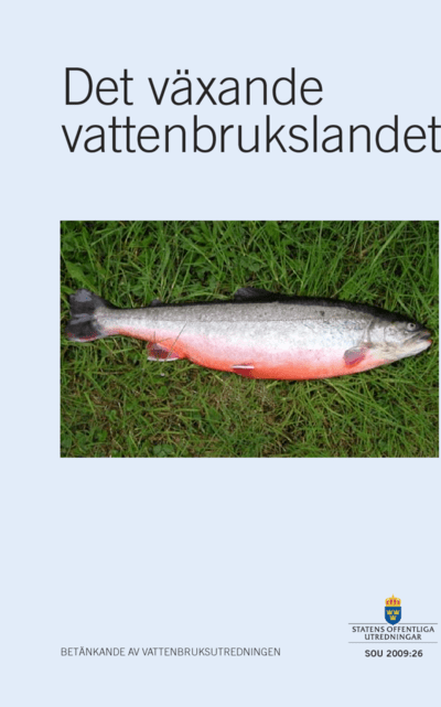 Omslaget till SOU 2009:26