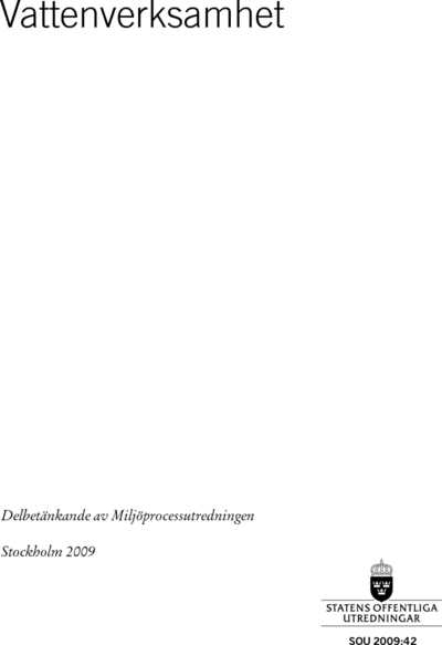 Omslaget till SOU 2009:42