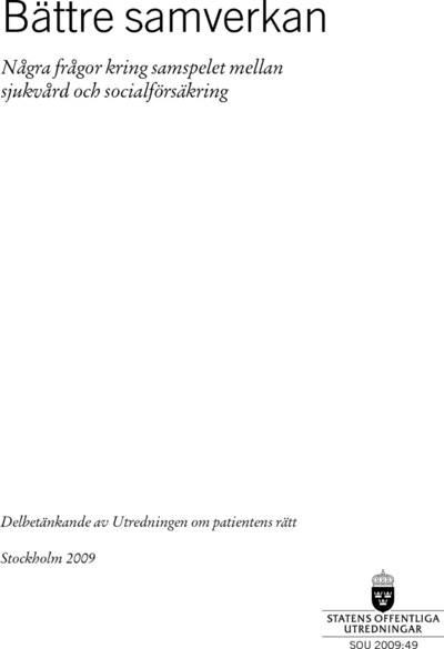 Omslaget till SOU 2009:49