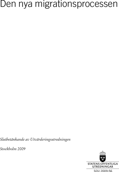 Omslaget till SOU 2009:56