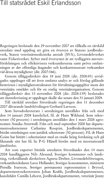 Omslaget till SOU 2009:8