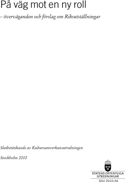 Omslaget till SOU 2010:34