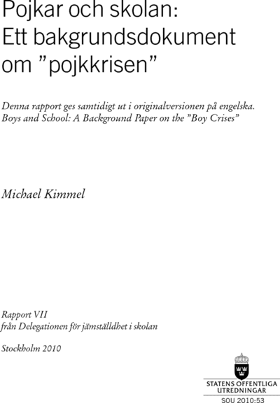 Omslaget till SOU 2010:53