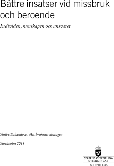 Omslaget till SOU 2011:35