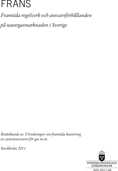 Omslaget till SOU 2011:46