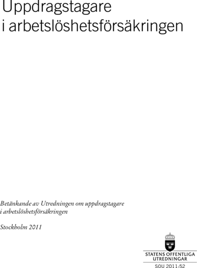 Omslaget till SOU 2011:52