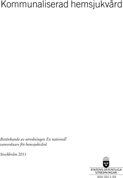 Omslaget till SOU 2011:55