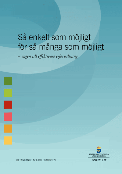 Omslaget till SOU 2011:67