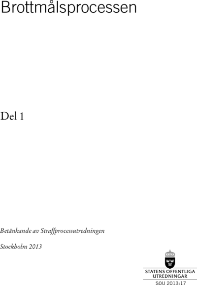 Omslaget till SOU 2013:17