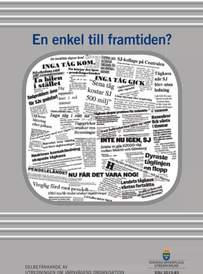 Omslaget till SOU 2013:83