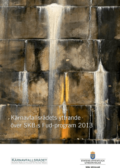 Omslaget till SOU 2014:42