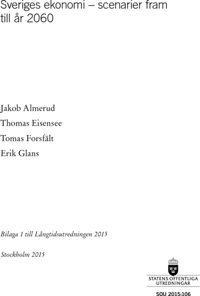 Omslaget till SOU 2015:106