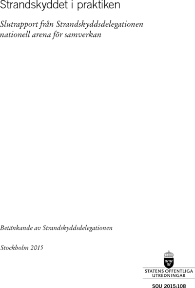 Omslaget till SOU 2015:108