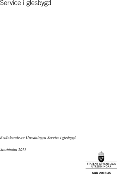 Omslaget till SOU 2015:35