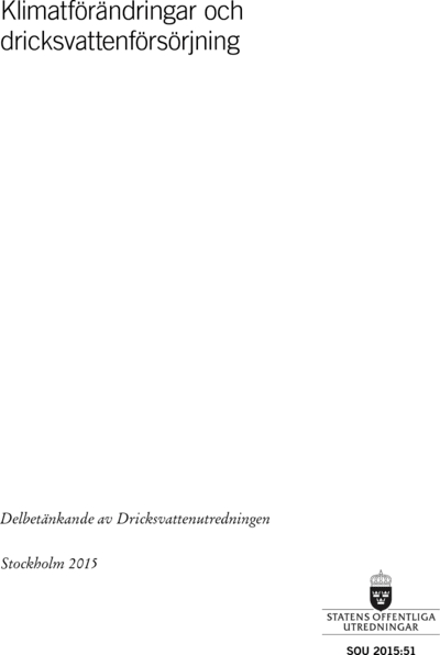 Omslaget till SOU 2015:51
