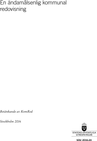Omslaget till SOU 2016:24