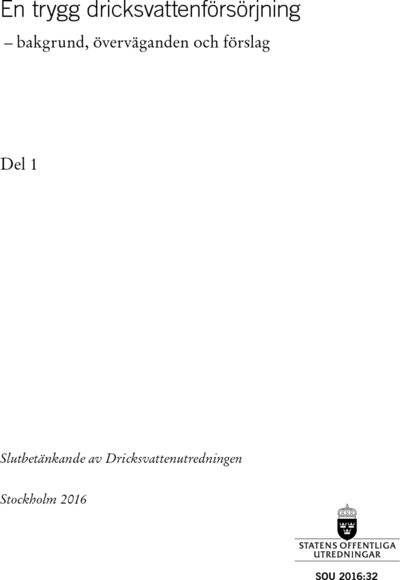 Omslaget till SOU 2016:32