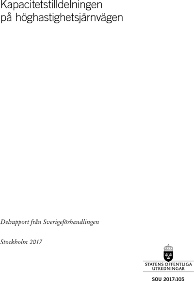 Omslaget till SOU 2017:105