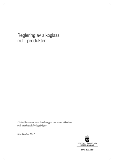Omslaget till SOU 2017:59