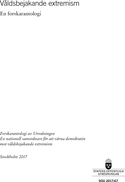 Omslaget till SOU 2017:67