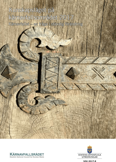 Omslaget till SOU 2017:8